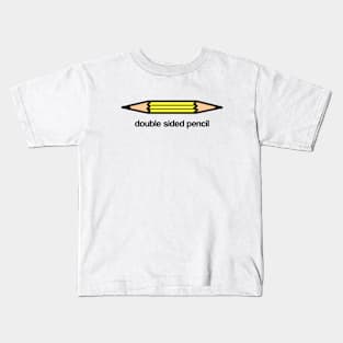 Double Sided Pencil Kids T-Shirt